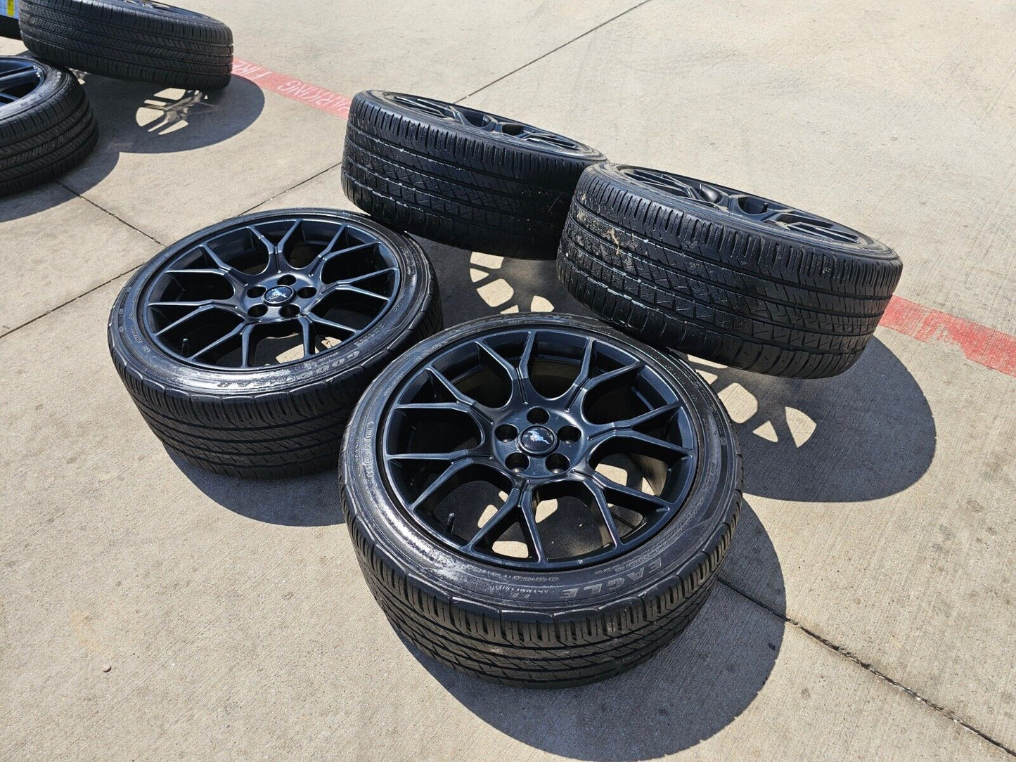 19" Ford Mustang Stealth GT OEM wheels rims 10163 tires