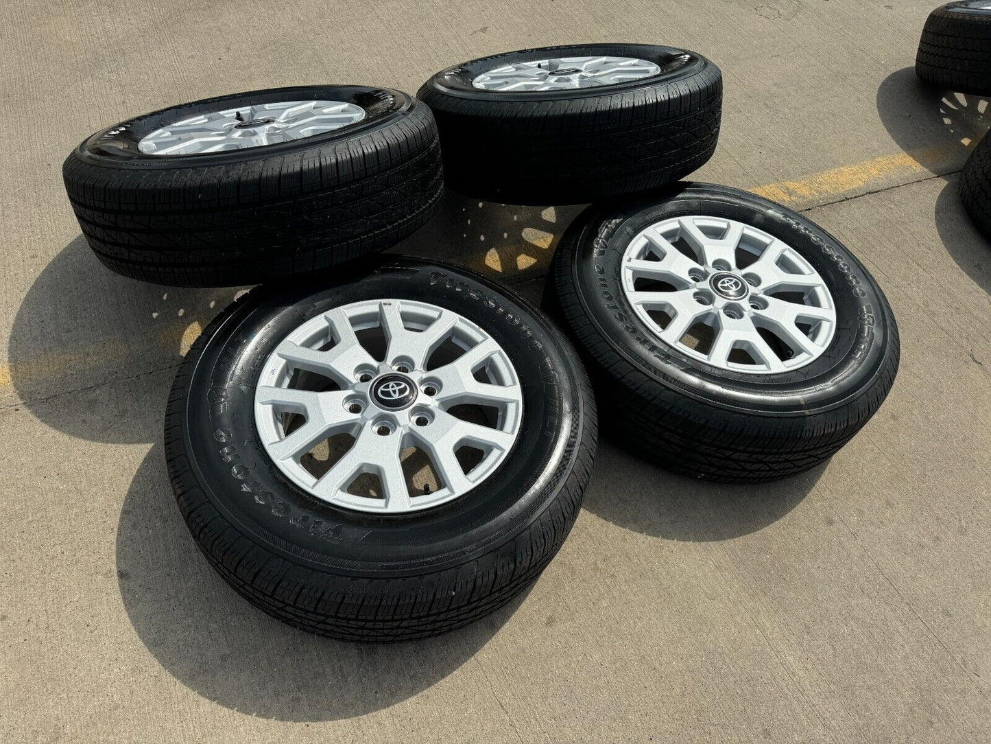 17" Toyota Tacoma 4Runner TRD Silver OEM wheels rims tires 2024 2025 NEW