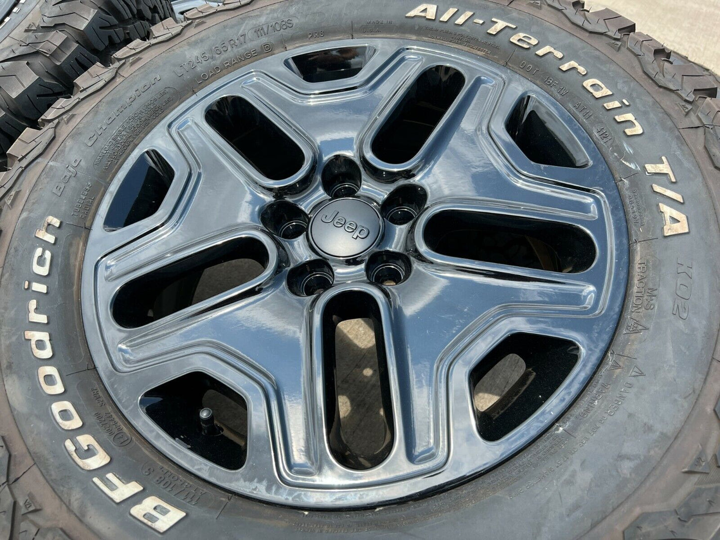 17" Jeep Cherokee wheels OEM rims Compass Renegade 9199 BFG NEW