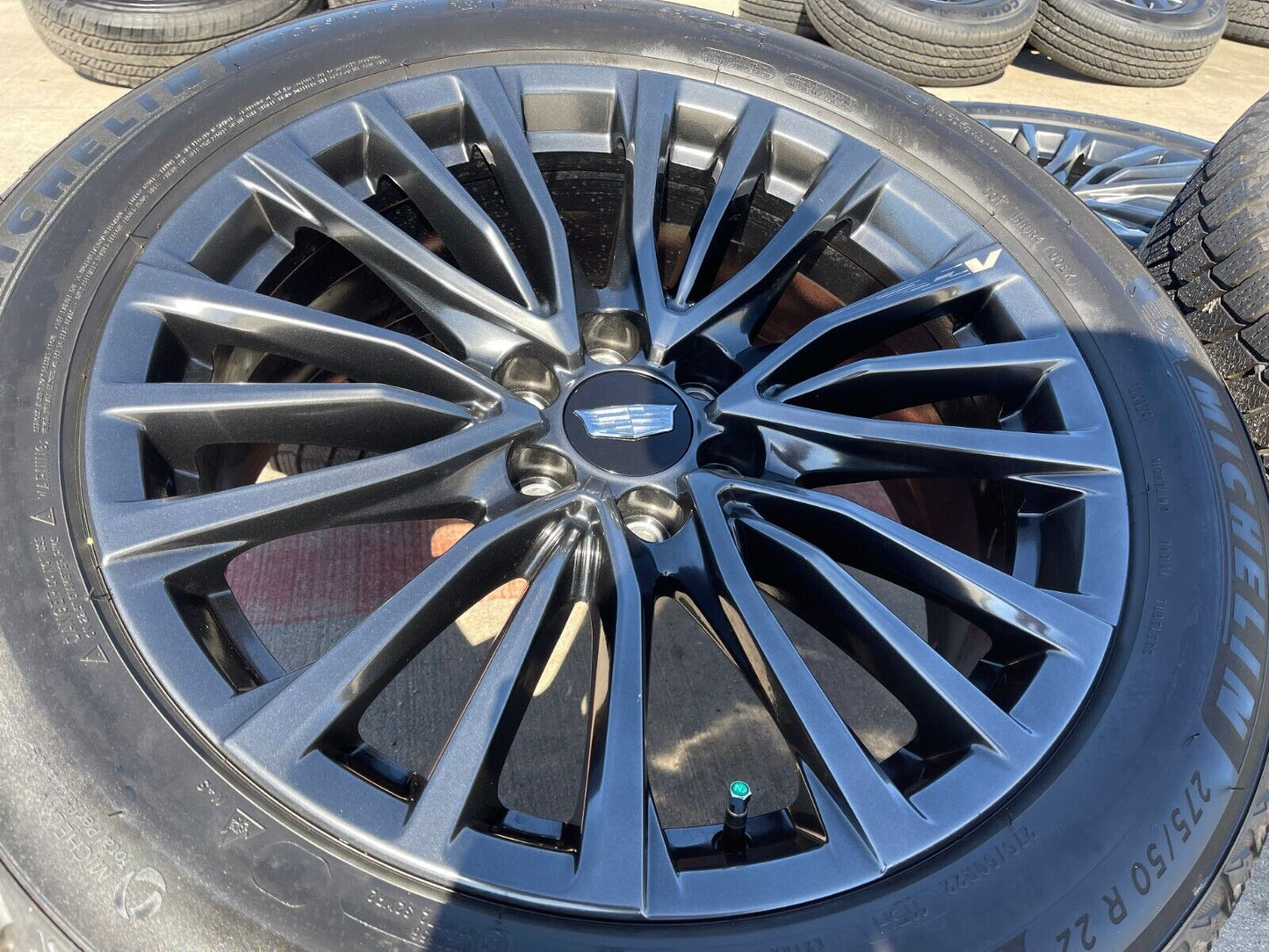 22" Cadillac Escalade V Platinum OEM 4883 wheels rims 2023 2024 2025 NEW