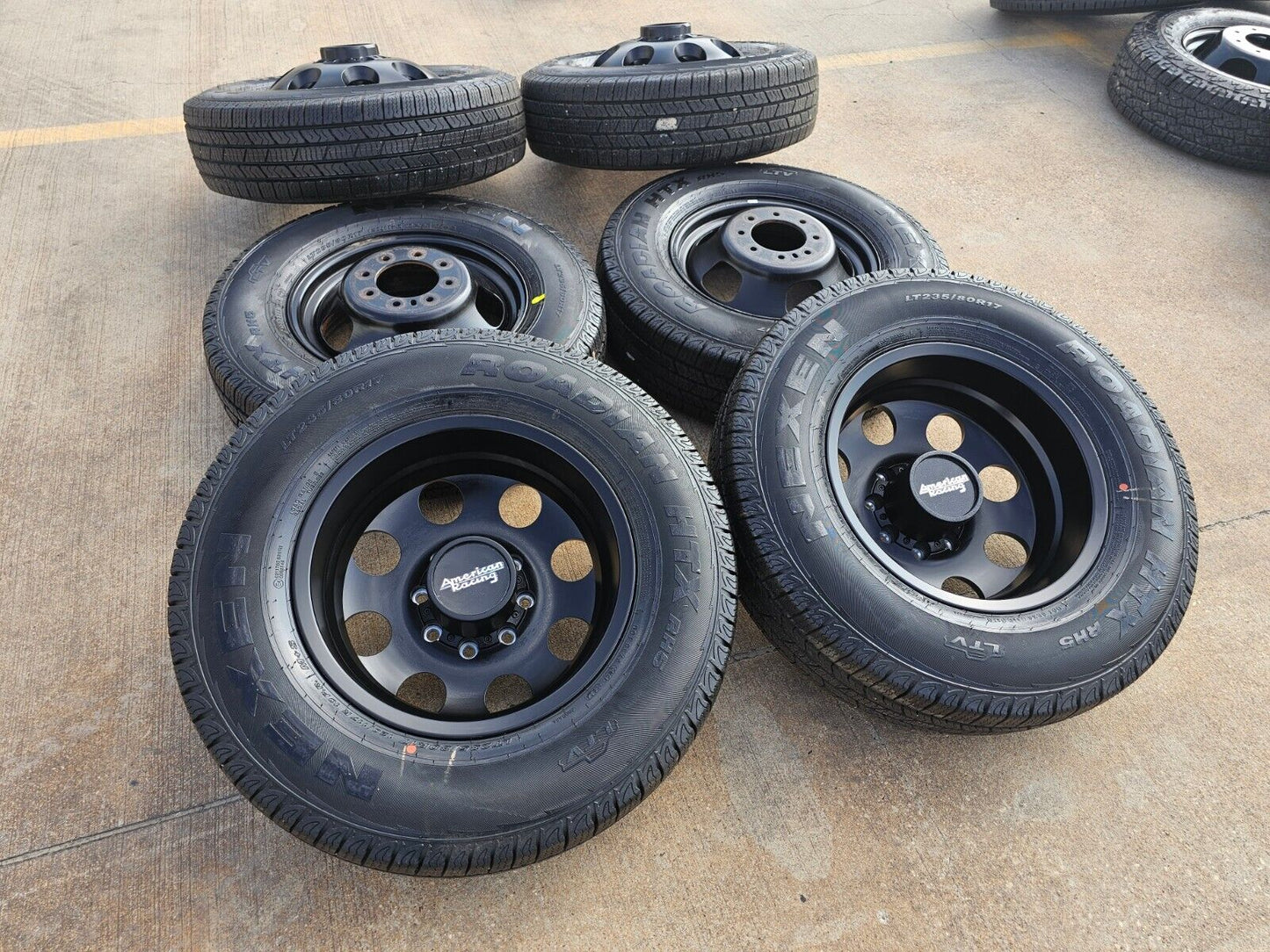 17" American Racing AR204 Dodge Ram 3500 DUALLY OEM wheels rims 8x165 8x6.5 NEW