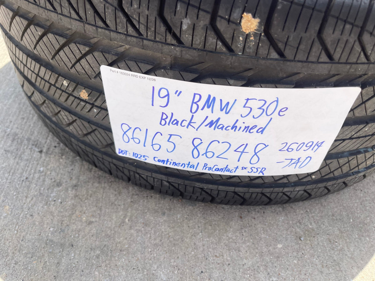 19" BMW 530i 540i 4 5 6 7 OEM 86165 Series wheels rims 2022 2023 2024 2025 SET
