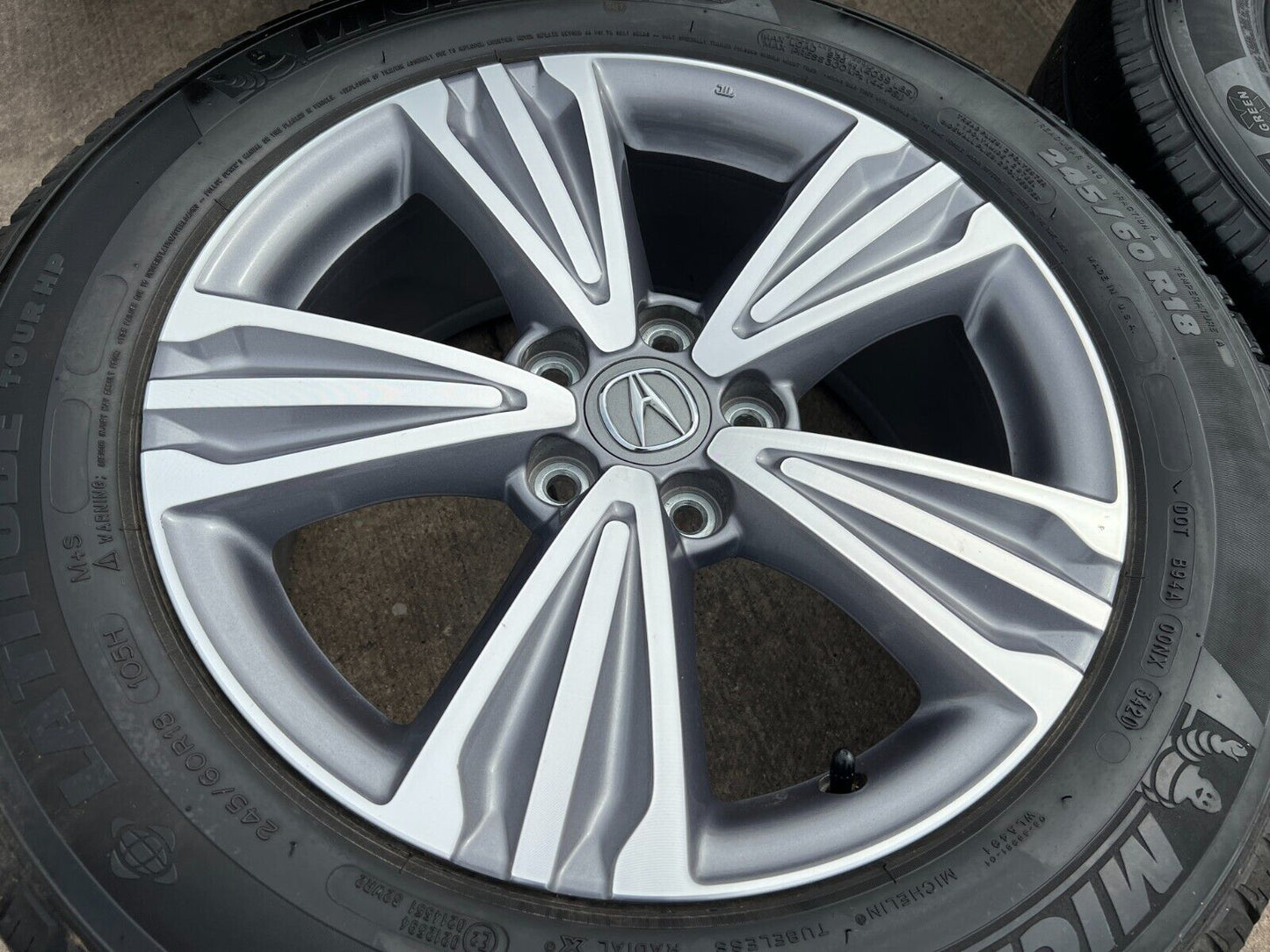 18" Acura MDX OEM wheels rims 71844 Honda Ridgeline Pilot tires