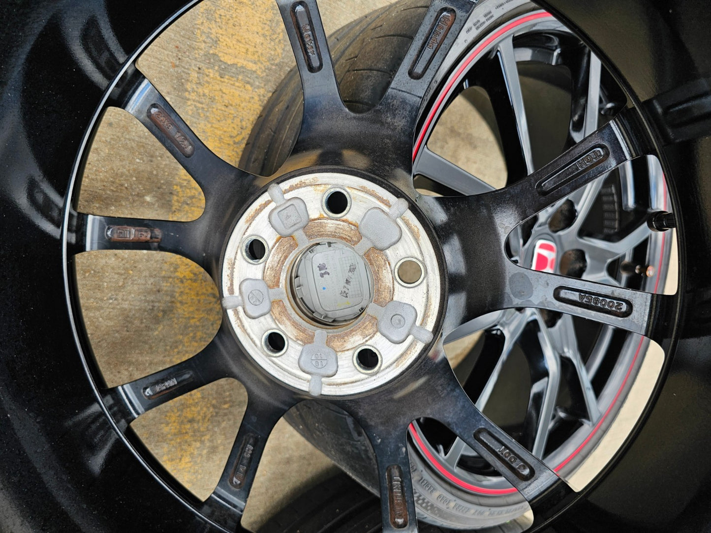 20" Honda Civic Type R OEM wheels rims 63692 tires CONTINENTAL