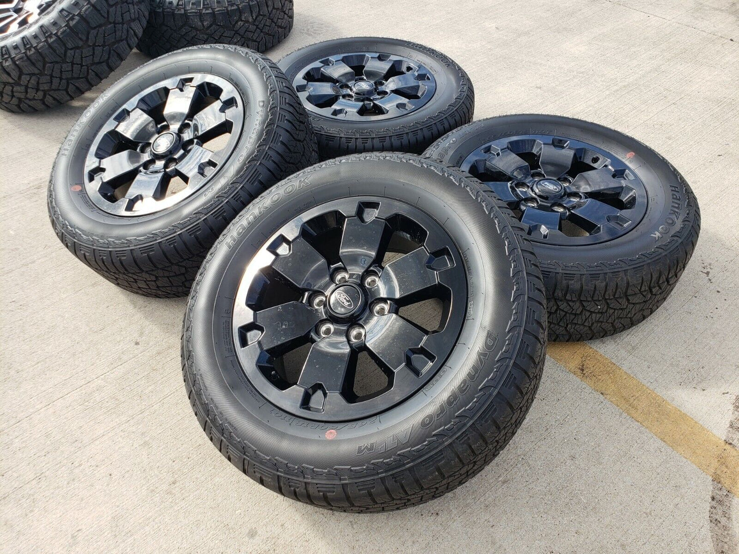 18" Ford Ranger TREMOR Bronco OEM black wheels rims 10282 2022 2023 2024 NEW