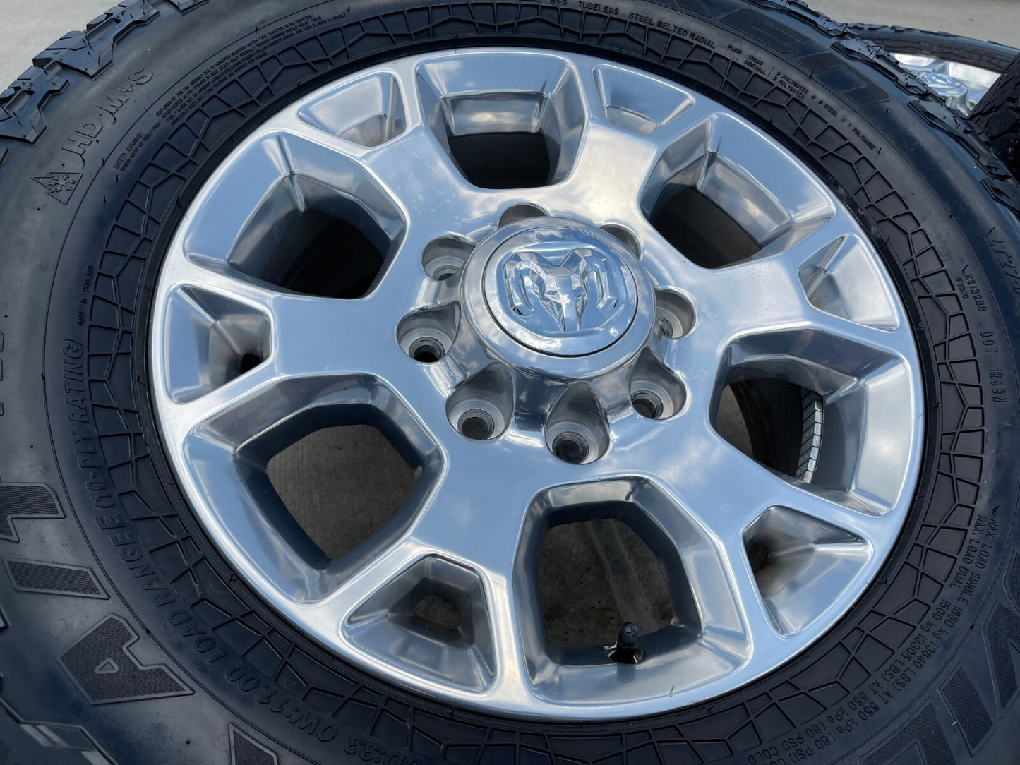 18" Ram 2500 3500 Laramie Power Wagon OEM wheels rims 2693 tires FALKEN A/T4