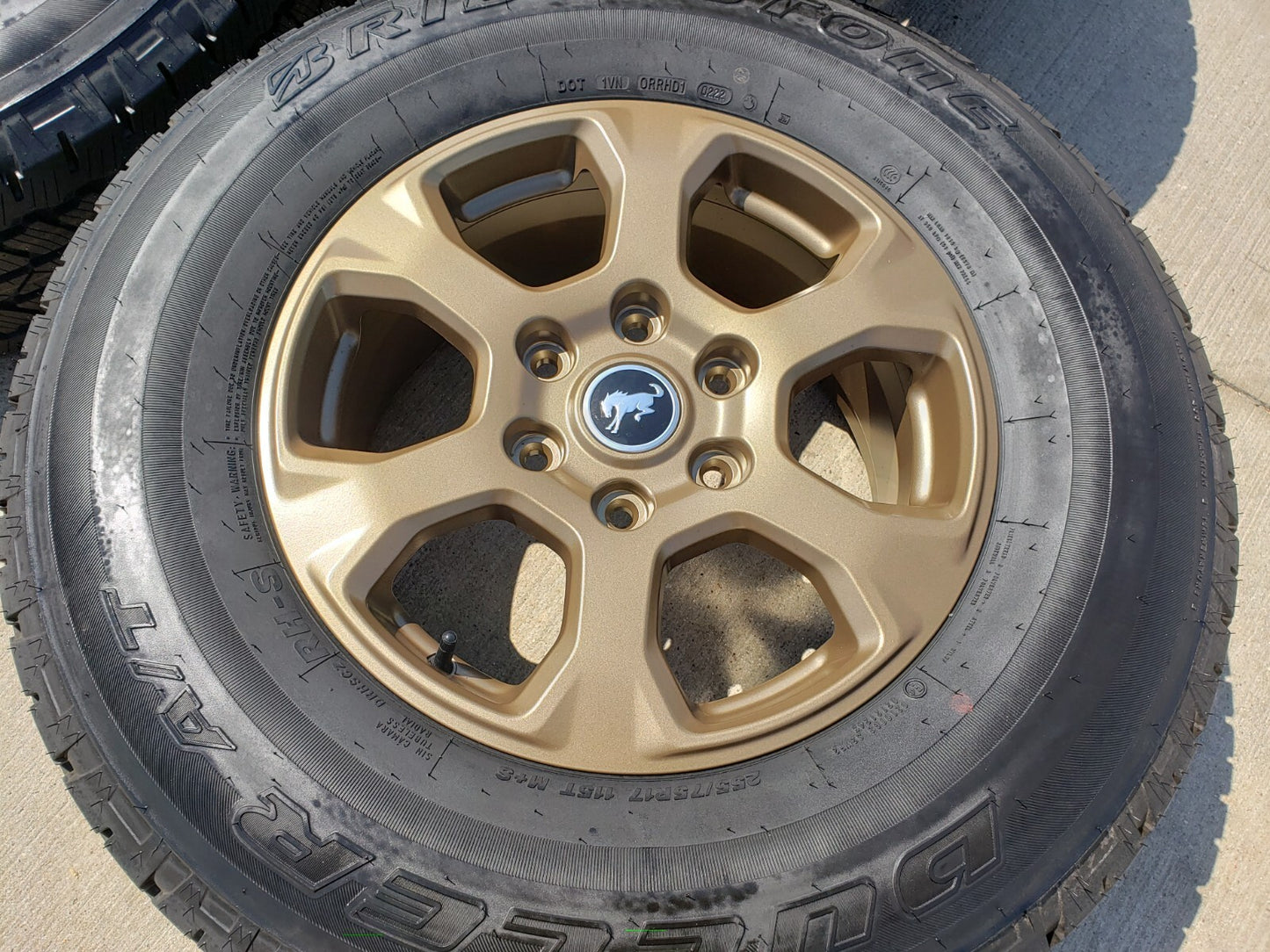 17" Ford Bronco HERITAGE wheels rims BRONZE tires NEW 10384 NEW