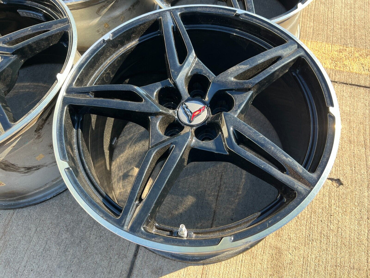 19" + 20" Chevy Corvette C8 OEM wheels rims 14009 200268 2022 2023 2024 2025