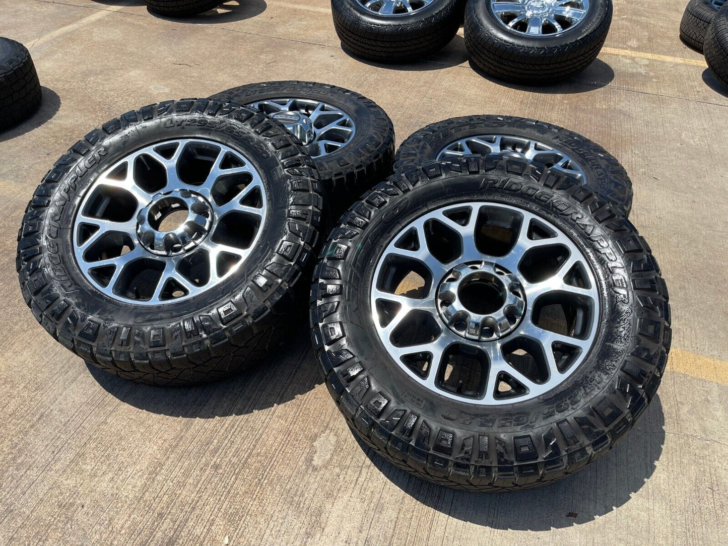 20" Ford F-250 F-350 OEM Lariat wheels rims 10292 tires 2022 2023 2024 NITTO