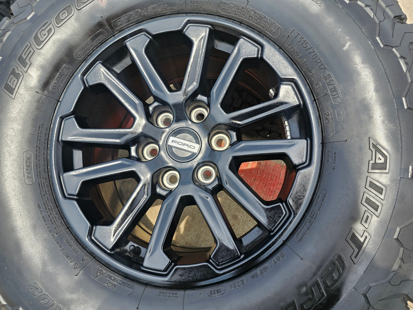 17" Ford F-150 Raptor OEM rims wheels Bronco 2023 2024 2025 2026 NEW BFG