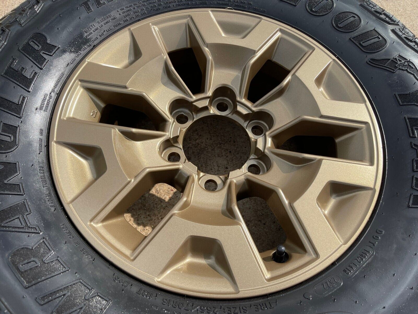 16" Toyota Tacoma TRD wheel rim 75189 OEM 4Runner BRONZE 2020 2021 2022 2023