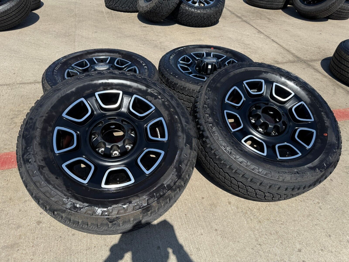 20" Ford F-250 F-350 OEM Lariat Platinum wheels rims 10486 tires BRIDGESTONE