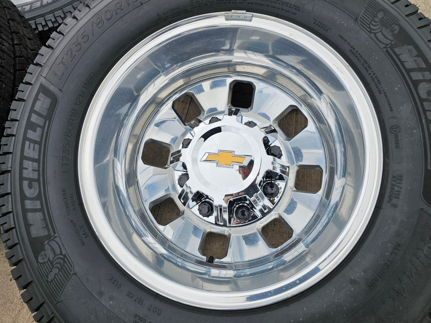 18" Chevy Silverado 3500 Dually rims wheels OEM GMC Sierra 8x210 2024 2025 NEW