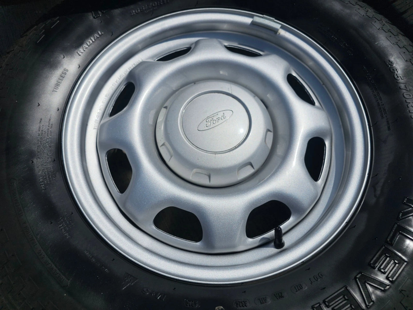 17" Ford F-150 OEM rims wheels 3857 tires steel 2020 2021 2022 2023 2024 2025