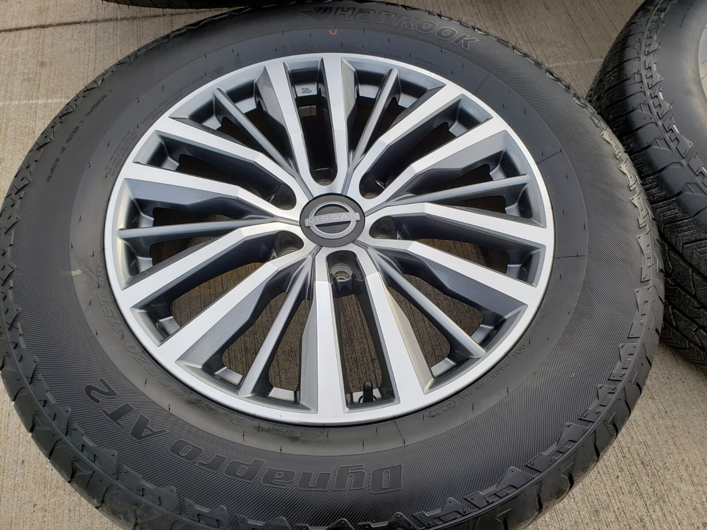 20" Nissan Titan Armada Infiniti QX80 OEM 62858 wheels rims 2023 2024 2025 2026