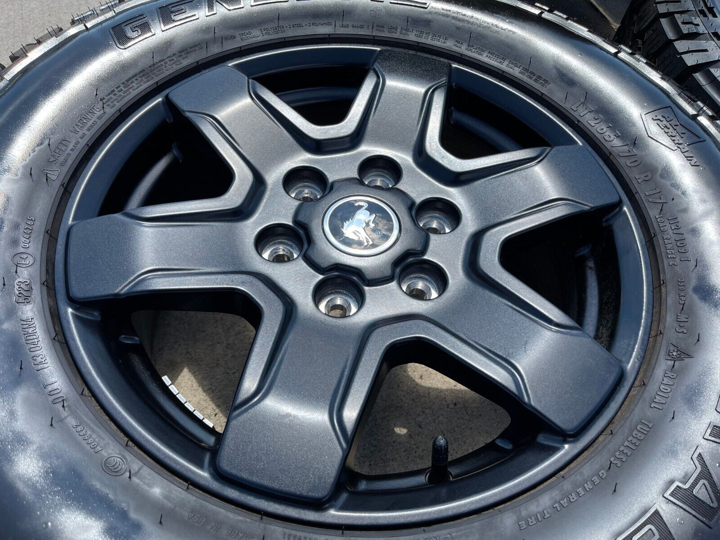 17" Ford Bronco wheels rims 95292 10383 SASQUATCH Ranger 2022 2023 2024 2025