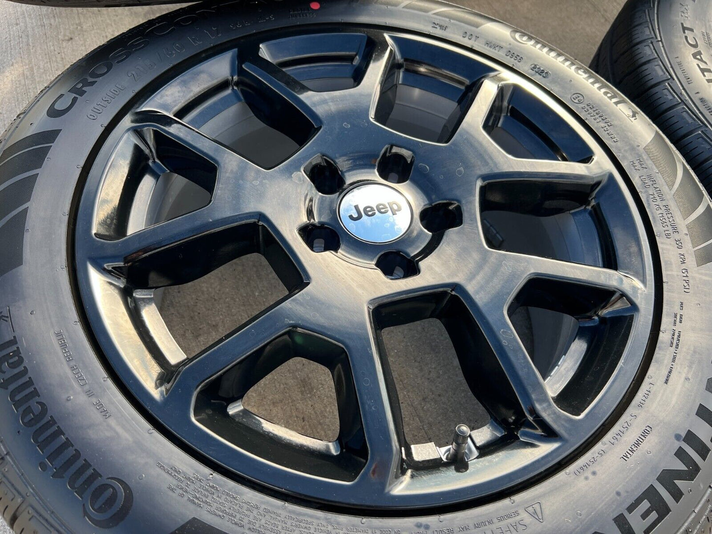 17" Jeep Cherokee wheels OEM rims Compass 9257 9225 Renegade NEW