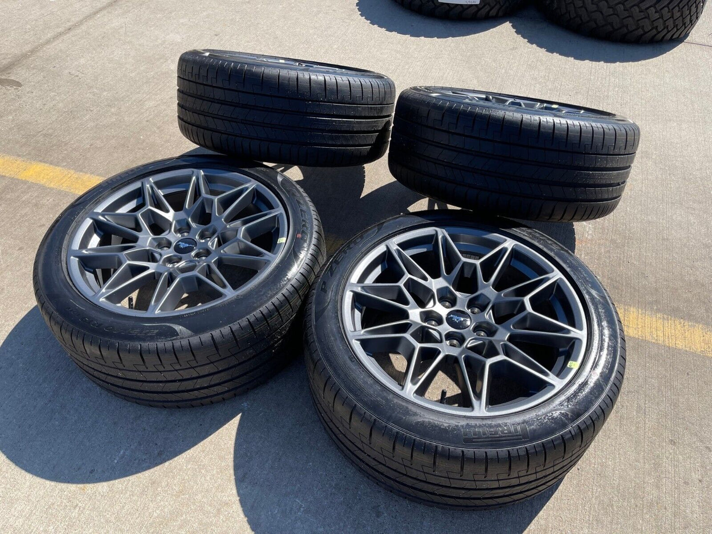 19" Ford Mustang GT Performance Track Pack OEM wheels rims 2023 2024 2025 NEW