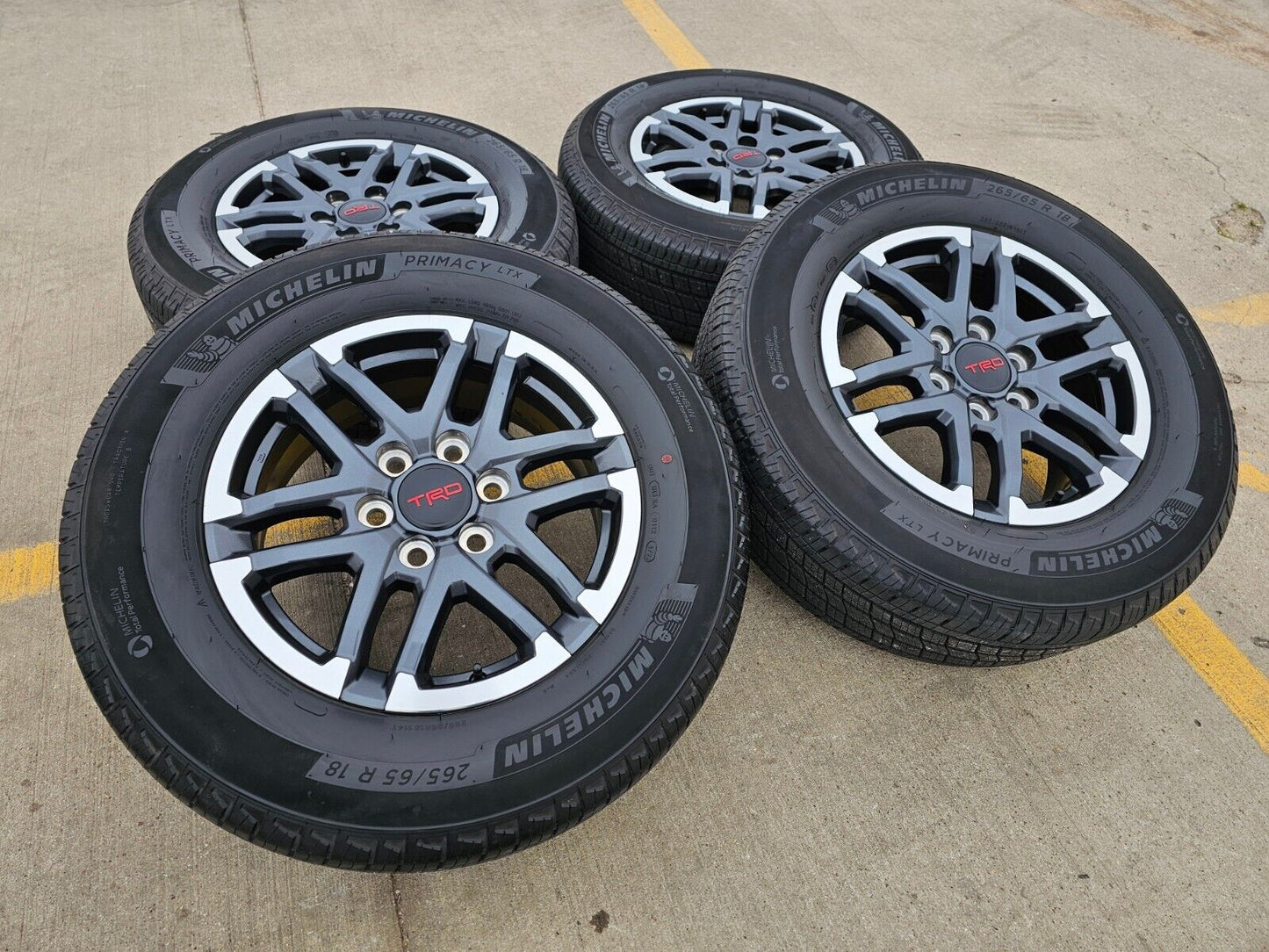18" Toyota Tacoma TRD OEM black wheels rims tires 4Runner 2024 2025