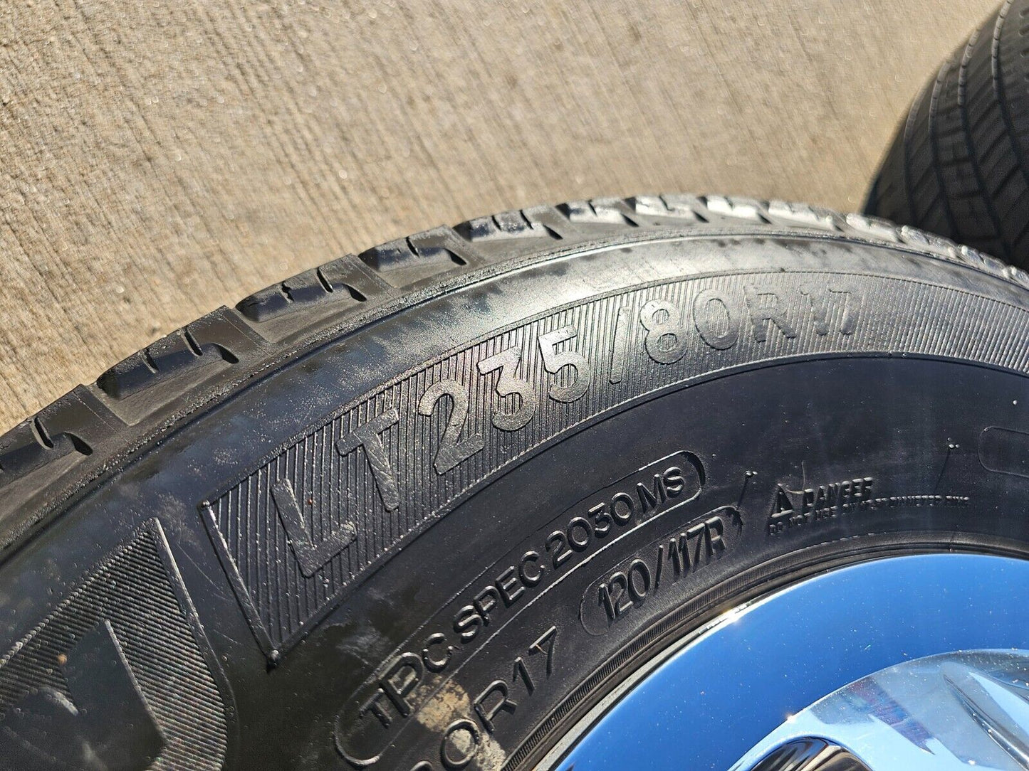 17" Chevy Silverado GMC Sierra 3500 Dually simulator rims wheels OEM 8094 tires