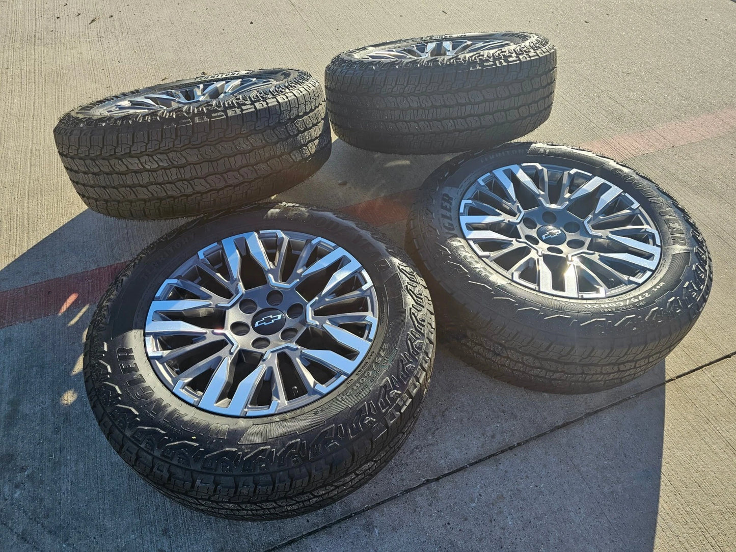 20" Chevy Silverado Z71 GMC Sierra Canyon OEM wheels rims 2024 2025 2026 NEW
