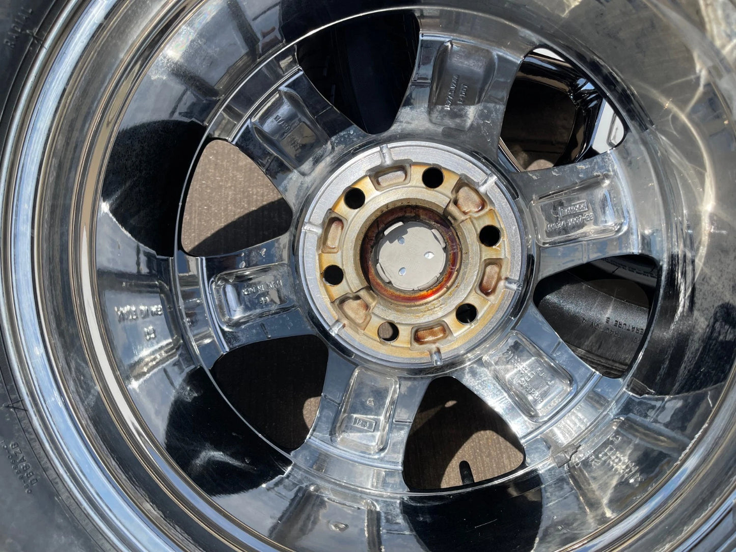 18" Ford F-150 Expedition OEM chrome rims wheels tires MICHELIN