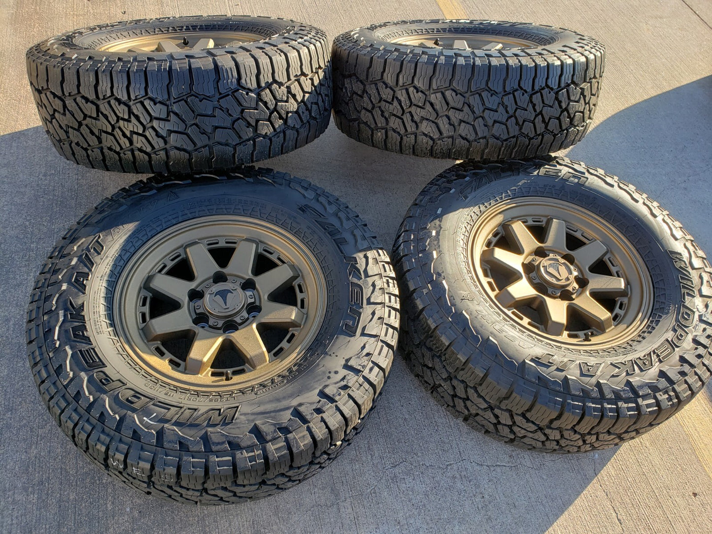 17" Toyota Tacoma 4Runner TRD OEM wheels rims FJ BRONZE tires 2022 2023 2024 33"