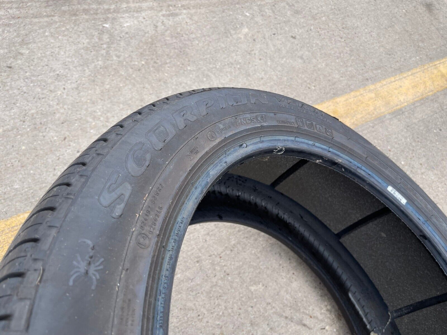 (1) 275/45/21 Pirelli Scorpion Verde A/S tire 110W 275/45r21 M+S LR PNCS