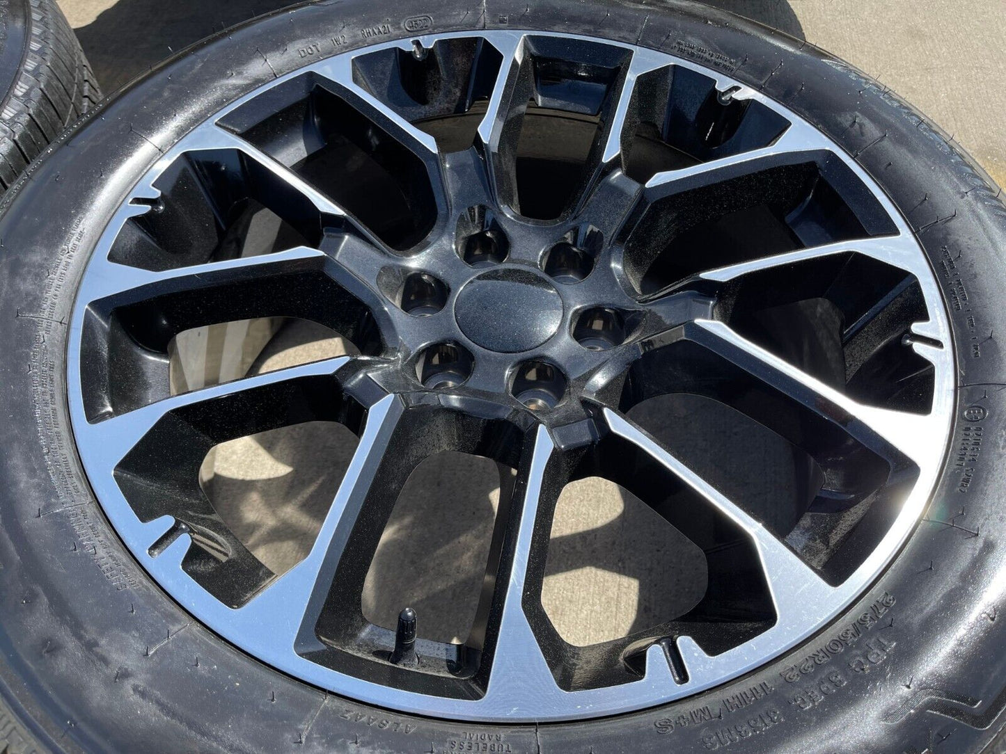 22" Chevy Silverado GMC OEM Replica Yukon Tahoe 14079 wheels rims tires