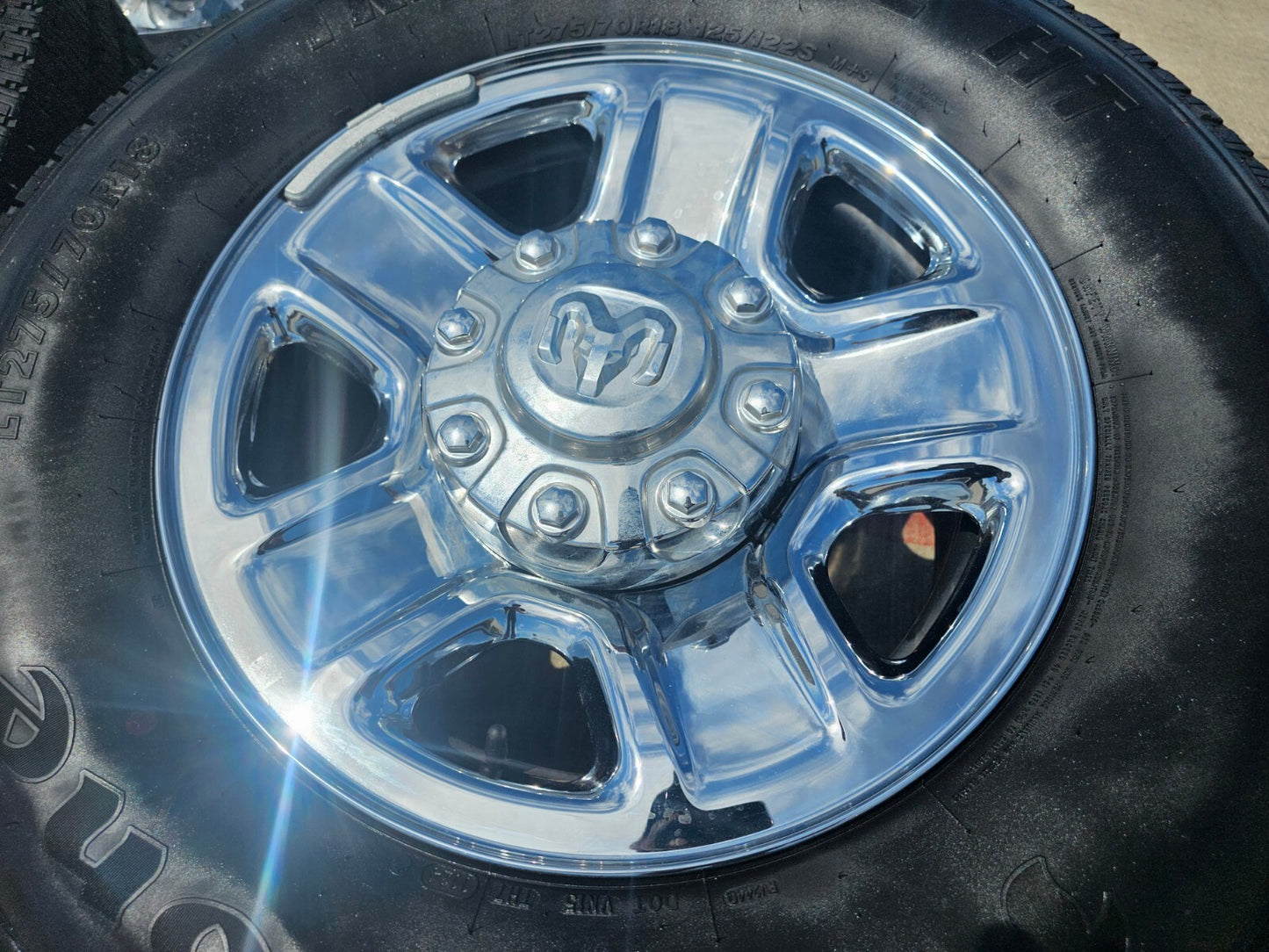 18" Dodge Ram 2500 3500 STEEL chrome OEM 2473 wheels rims 2023 2024 2025 NEW