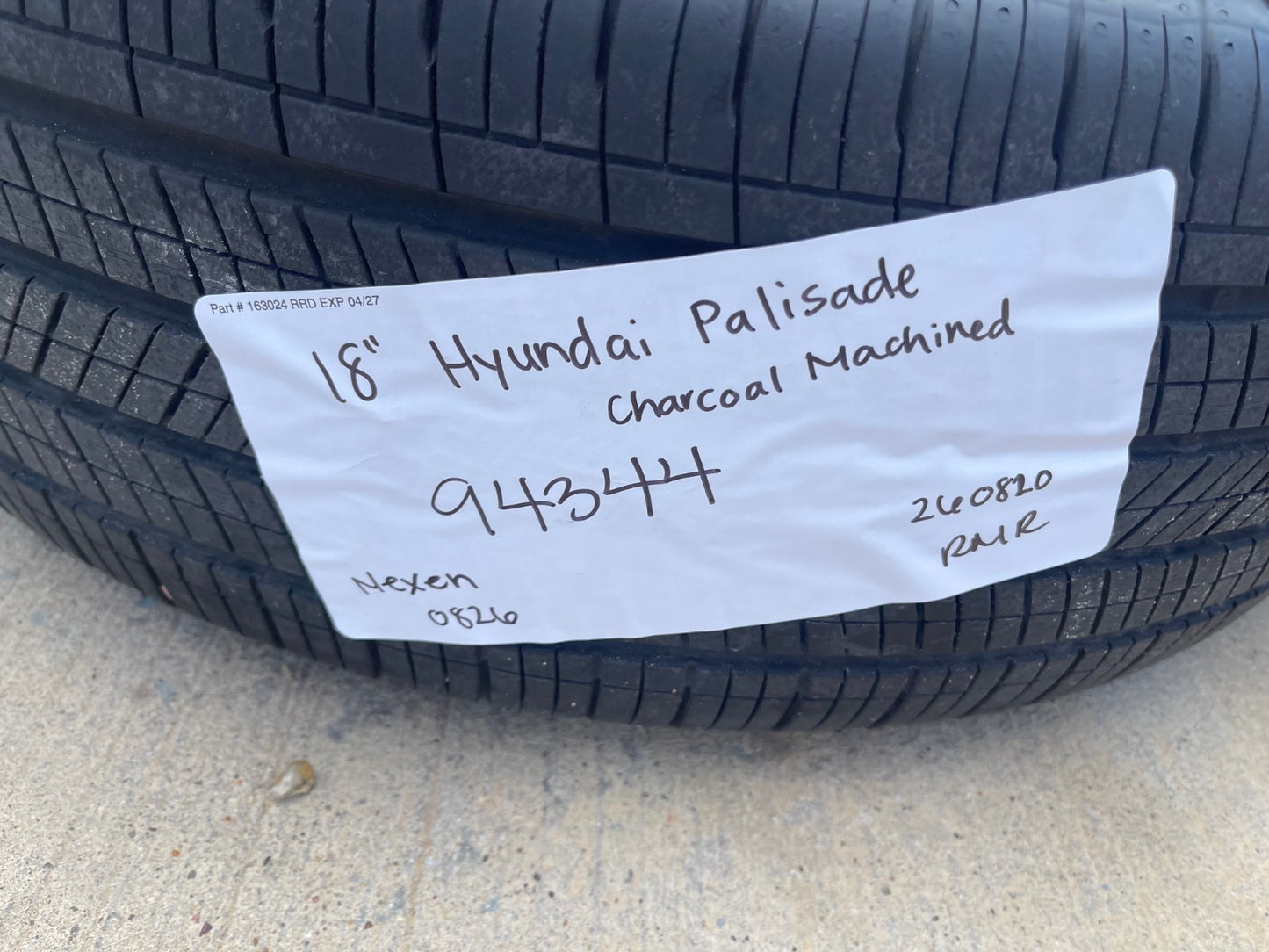 18" Hyundai Palisade Calligraphy OEM 94344 wheels rims 2025 2026 2027 SET NEW