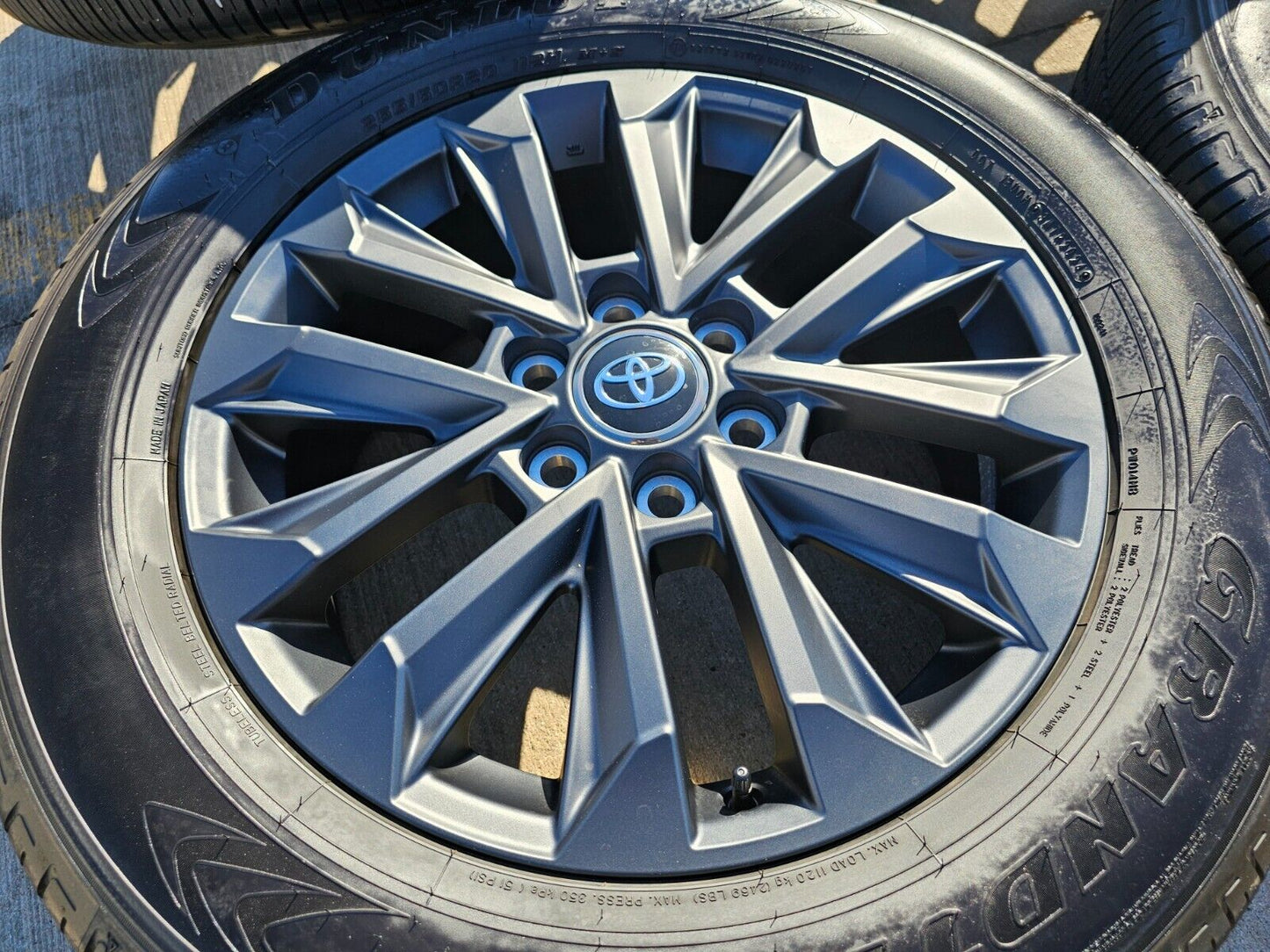 20" Toyota Land Cruiser OEM wheels rims Tundra Sequoia 2023 2024 2025 NEW