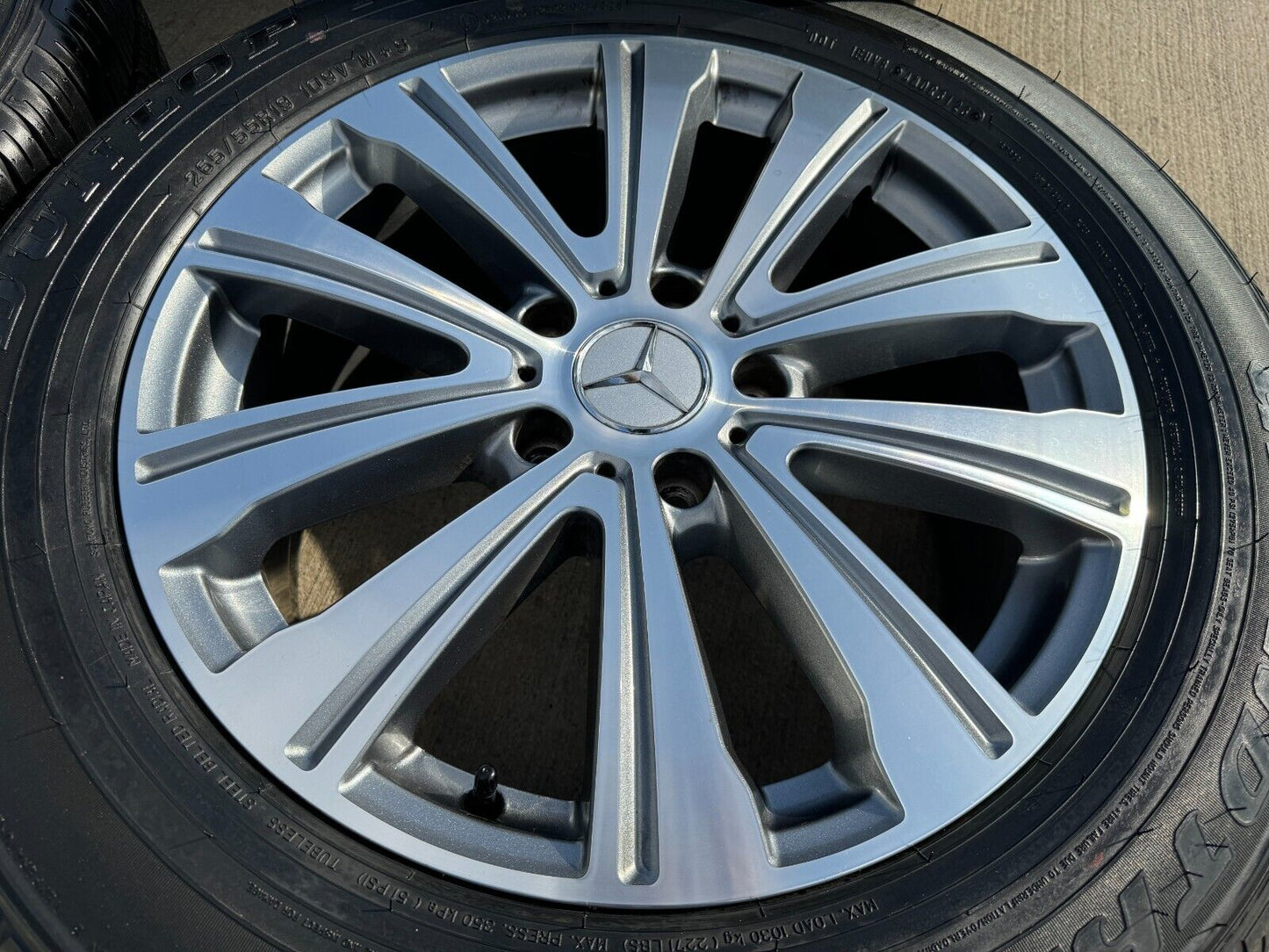 19" Mercedes G550 OEM wheels rims 85714 tires 2019 2020 2021 2022 2023 2024 NEW