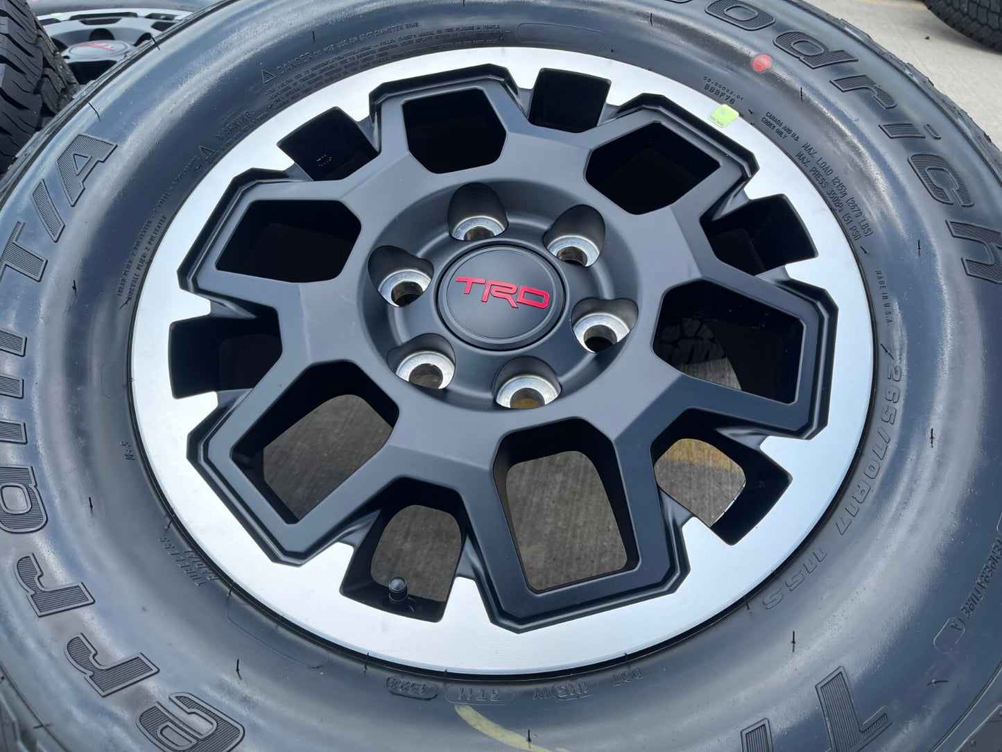 17" Toyota Tacoma 4Runner TRD OEM 42611 95893 10638 wheels rims 2025 BFG NEW