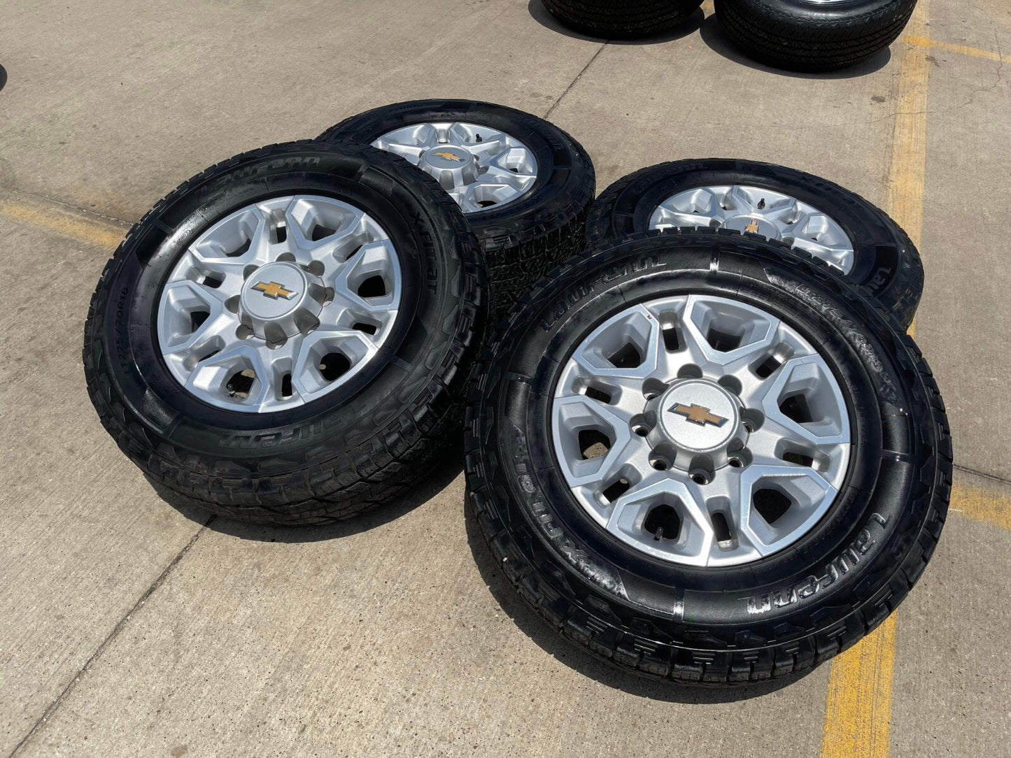 18" Chevy Silverado 2500 3500 OEM 5959 wheels rims 2021 2022 2023 2024 2025
