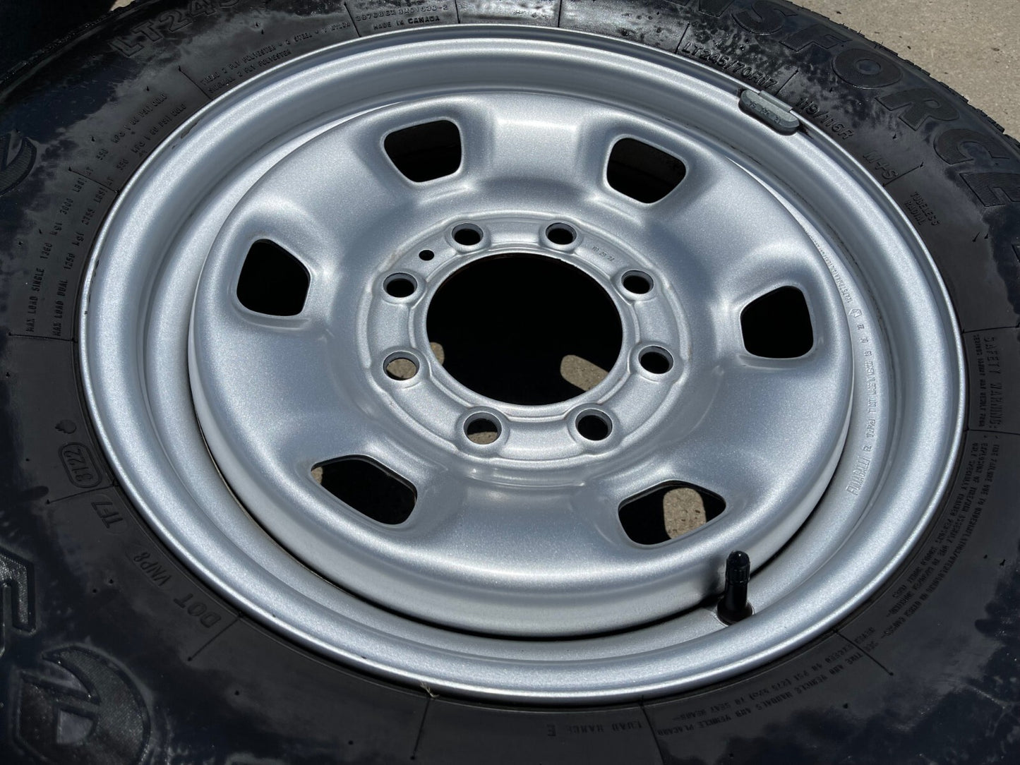 17" Dodge Ram 2500 3500 OEM wheel rim 2497 tire FIRESTONE