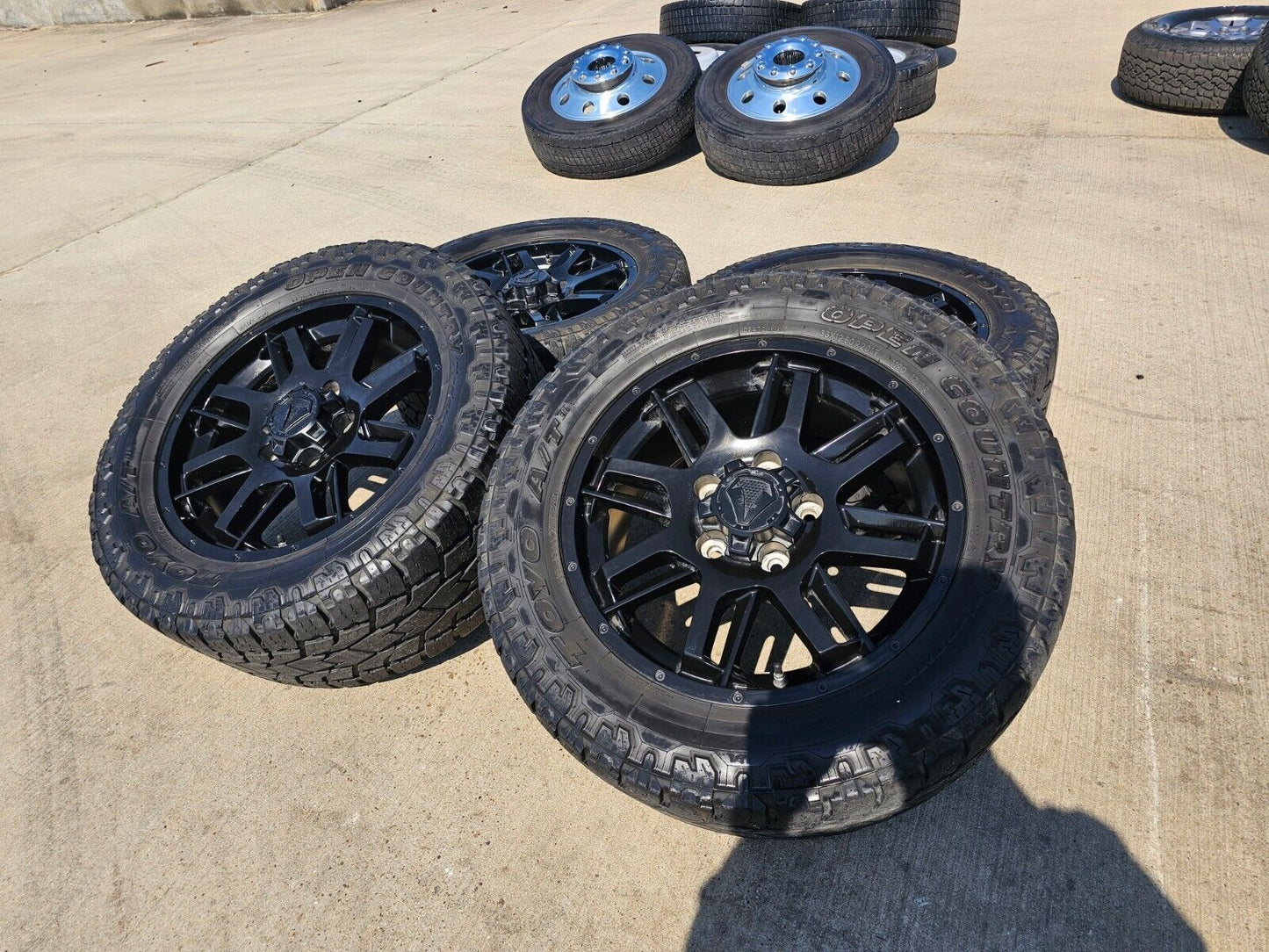 20" Toyota Tundra TSS TRD T Force OEM black wheels rims 5x150 tires