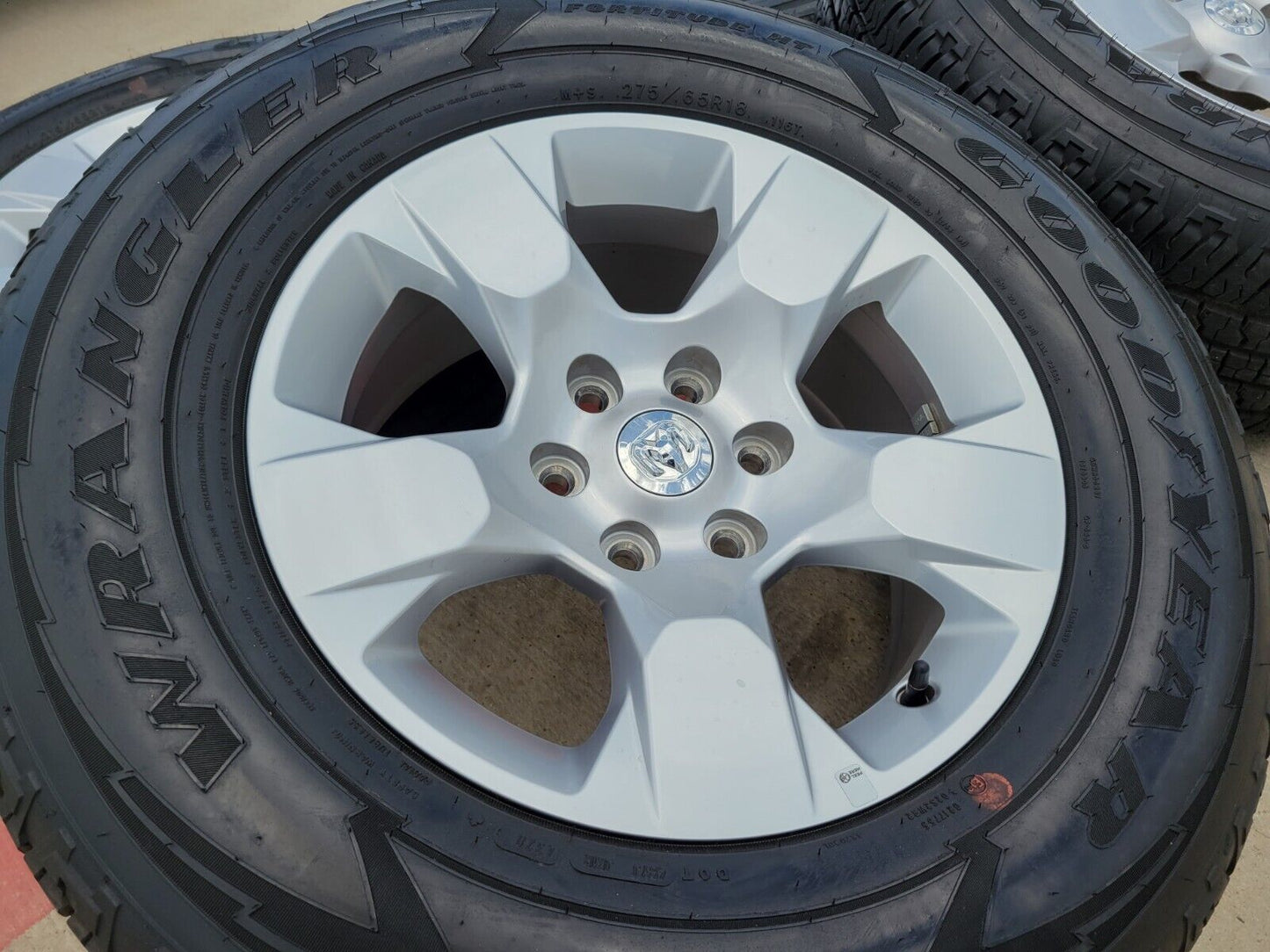18" Ram 1500 OEM stock wheels rims 2669 tires 2019 2020 2021 2022 2023 2024 2025