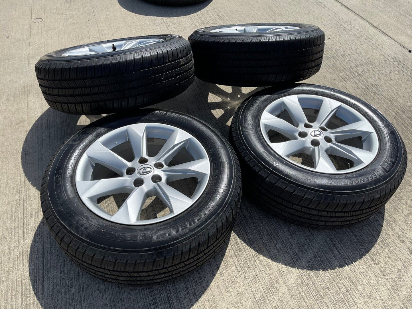 18" Lexus RX350 OEM wheels rims 74336 tires Toyota Highlander MICHELIN