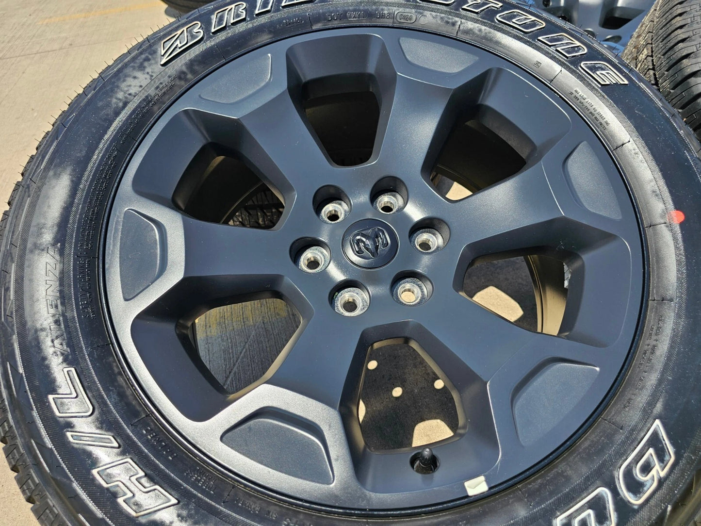 20" Dodge Ram 1500 OEM Laramie Black 2680 wheels rims tires 2024 2025 2026 NEW