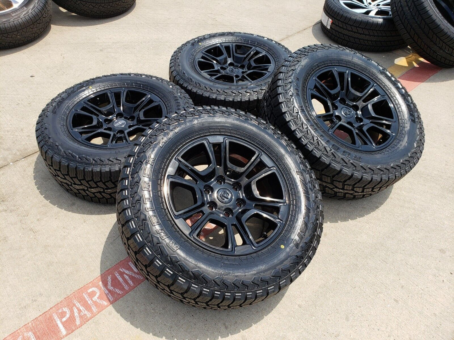 18" Dodge Ram 1500 Jeep Grand Wagoneer OEM 95374 wheels rims tires 2023 2024 NEW