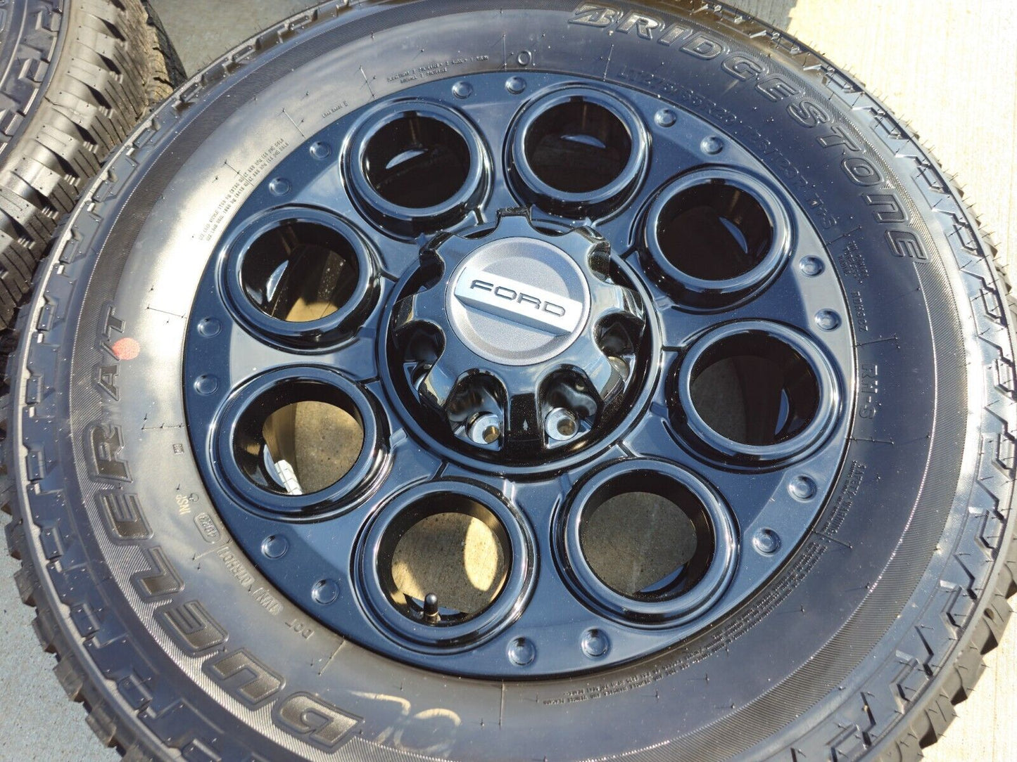 20" Ford F-250 F-350 OEM black TREMOR wheels rims 10299 tires 2023 2024