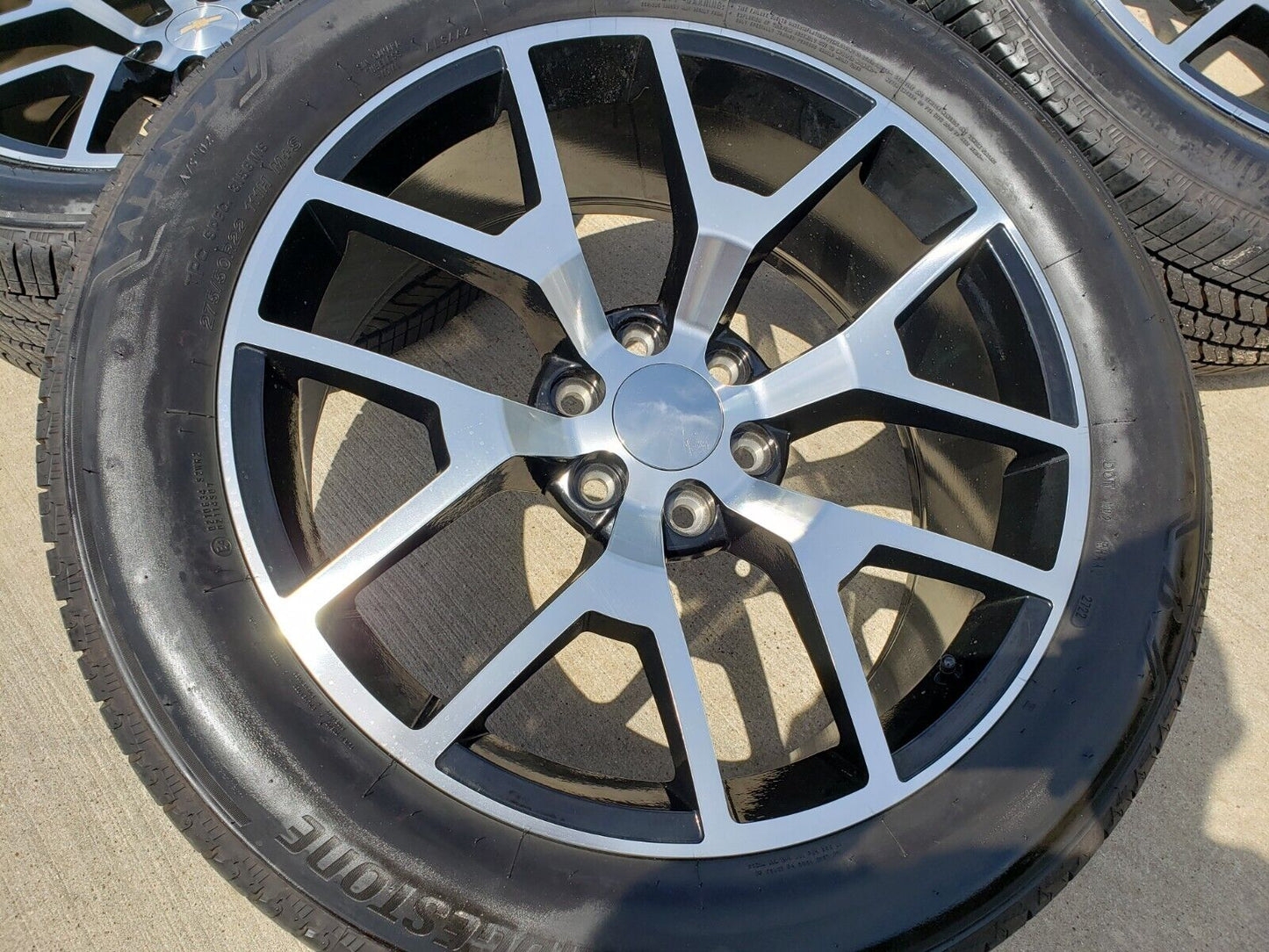 22" GMC Yukon Chevy Tahoe OEM replica wheels rims 5698 tires