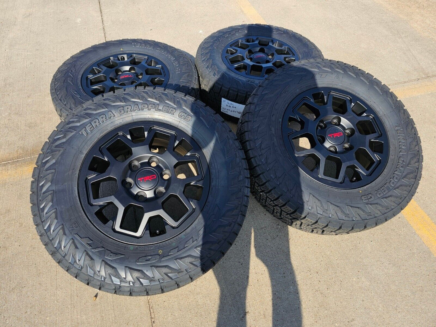 17" Toyota Tacoma 4Runner TRD OEM 10638 42611 95893 wheels rims 2025 NITTO NEW