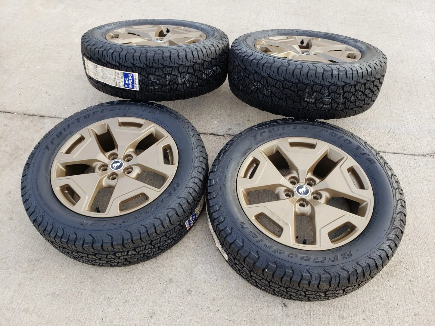 18" Ford Maverick Bronco Sport HERITAGE OEM rims wheels 95020 10328 BRONZE NEW