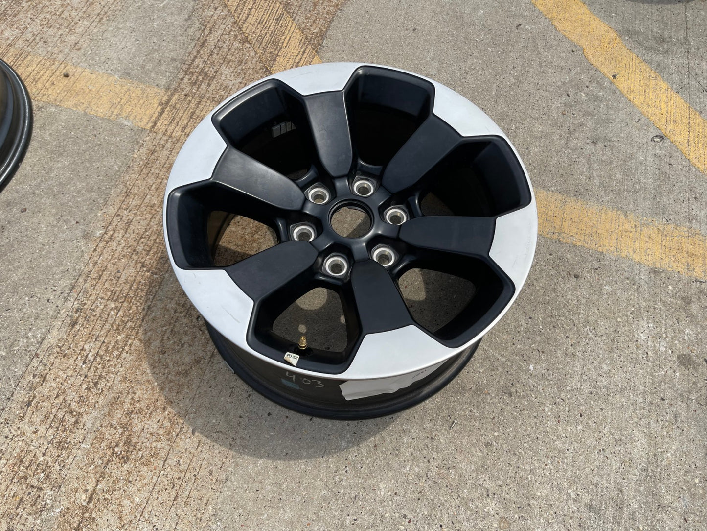 18" Dodge Ram 1500 OEM Rebel black wheel rim 2671 spare 2021 2022 2023 2024 2025
