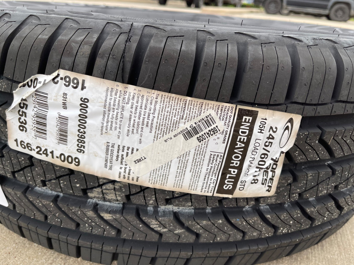 18" VW Atlas OEM wheel rim tire 70080 Audi Q7 Q8 Spare COOPER NEW