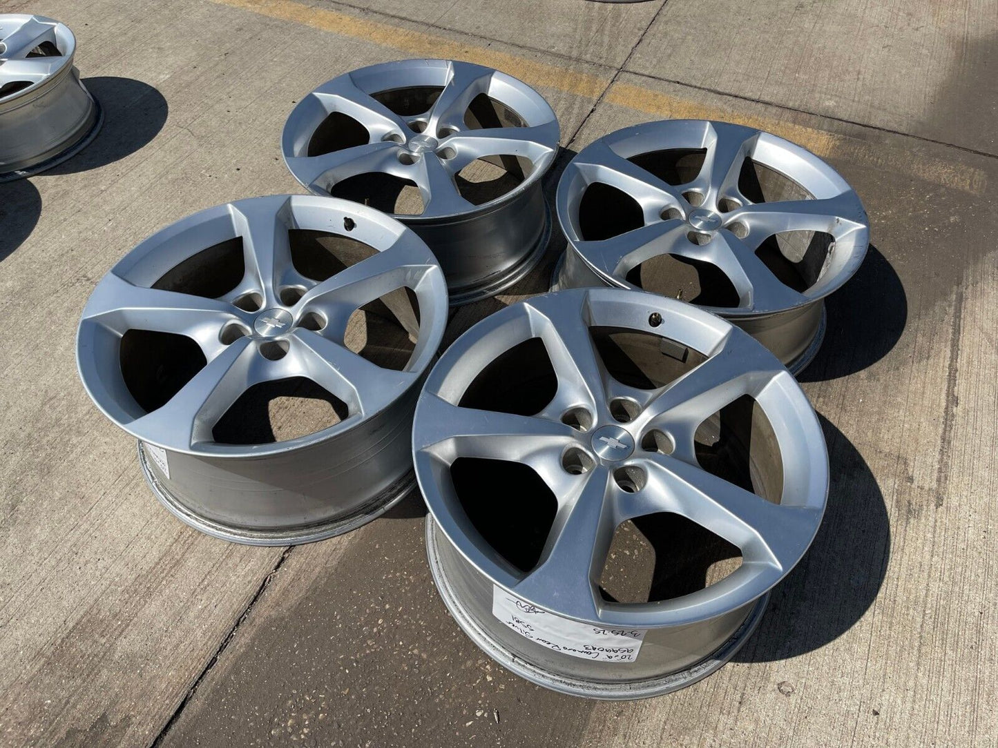 20" Chevy Camaro SS ZL1 OEM 5579 5581 staggered wheels rims