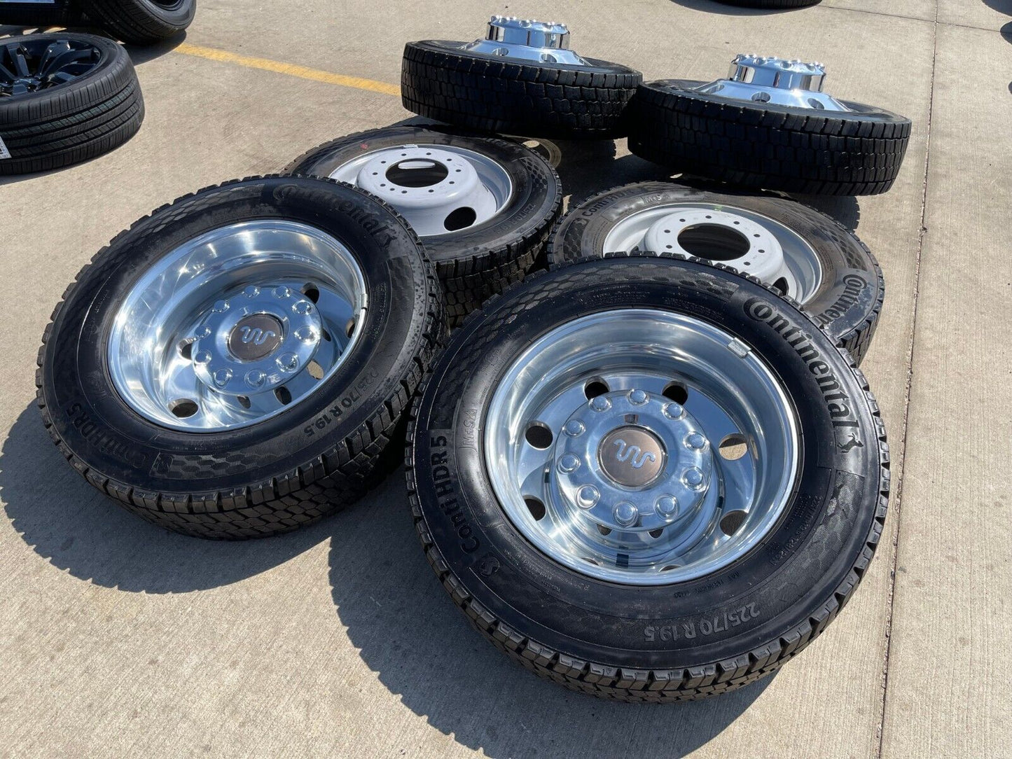 19.5" Ford F-450 Dually F-550 rims wheels RAM 4500 OEM 10x225 2023 2024 2025 NEW