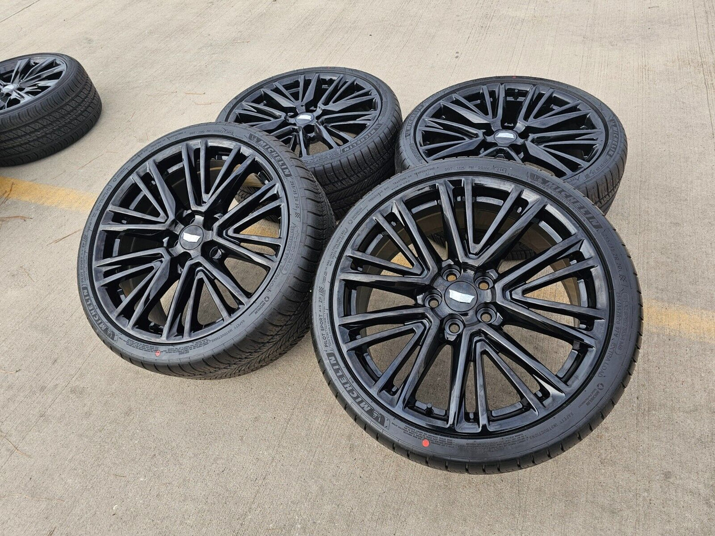 20" Cadillac CT5 OEM Black wheels rims 4843 tires 2021 2022 2023 2024 2025 NEW